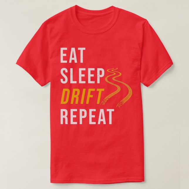 Camiseta Drift Drift Car Car Fan Saying (Frente do Design)