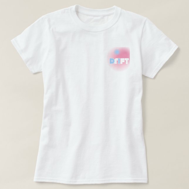 Camiseta Drift in Pastel – Soft Y2K Surf Tee (Frente do Design)