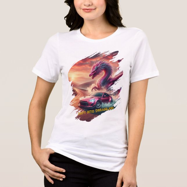 Camiseta Drift Into Dreamland Racing (Frente)