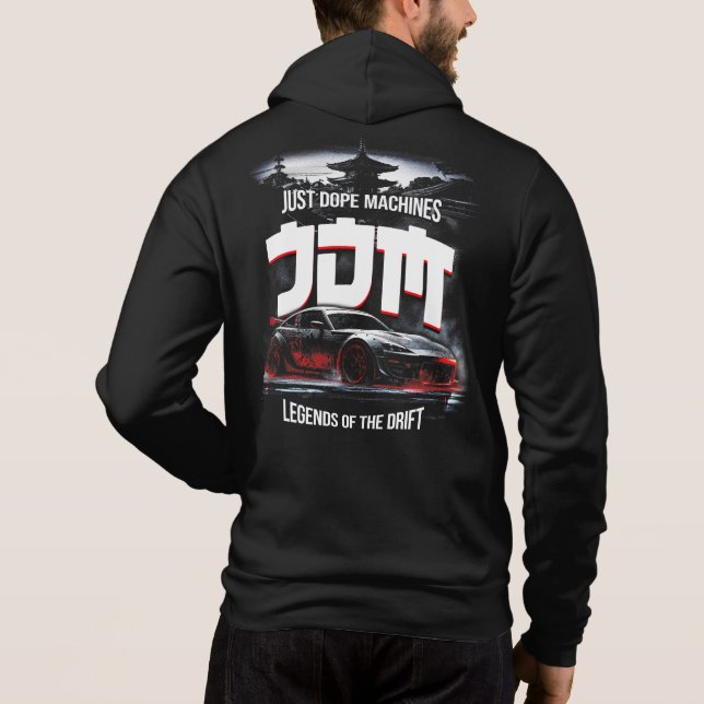 Camiseta Drift JDM Apenas Desvia Legendas de Máquinas da De (Verso)