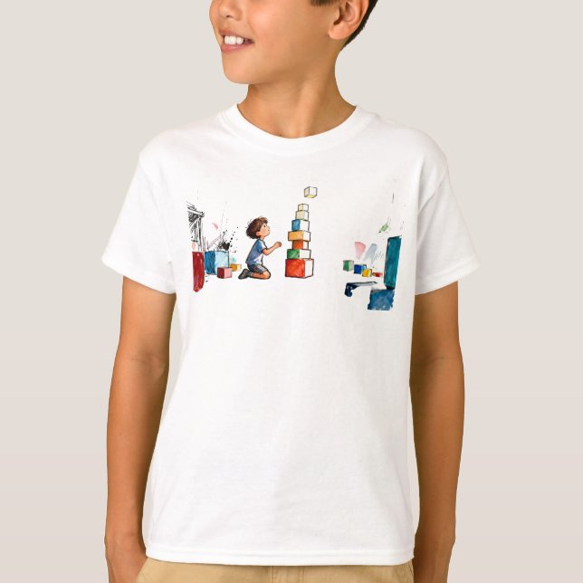 Camiseta Drift North – Movimento Mínimo de Seta (Frente)