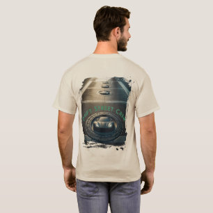 Camiseta Drift Street Crew Emblema de Insígnia de Carro d
