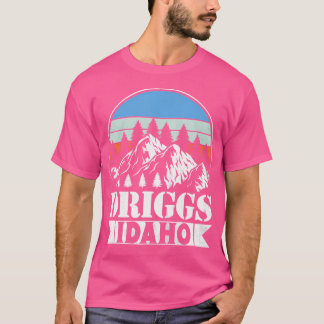Camiseta Driggs Idaho Outdoor Adventure Skiking Moun