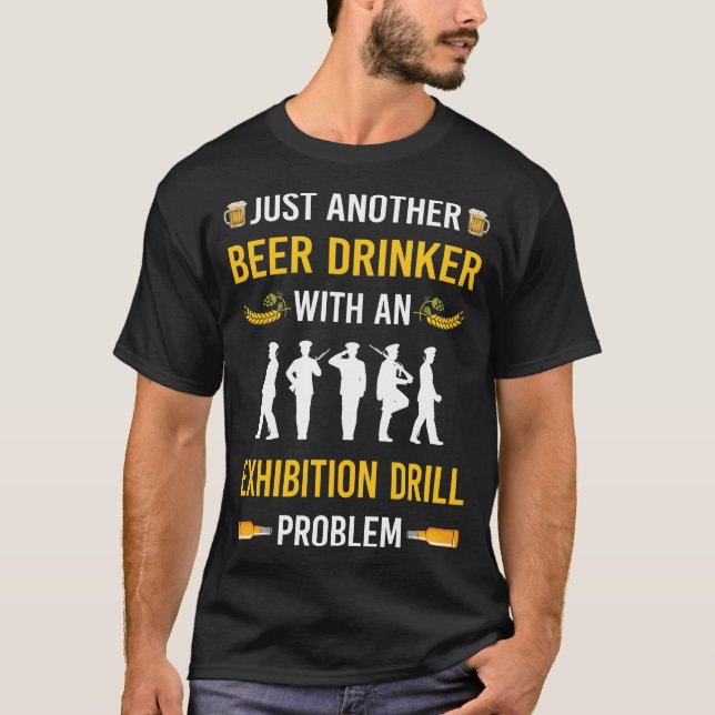 Camiseta Drill de Exposição Beer Drinker (Frente)