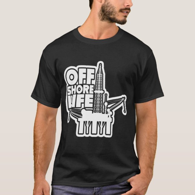 Camiseta Drill Do Trabalhador Do Oilfield Oilfield Do Ofsho (Frente)