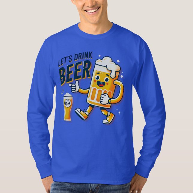 CAMISETA DRINK BEER DESIGN (Frente)