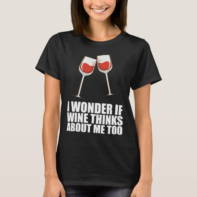Camiseta Drinking Wine  Partying  Alcohol (Frente)