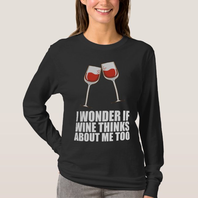 Camiseta Drinking Wine  Partying  Alcohol (Frente)