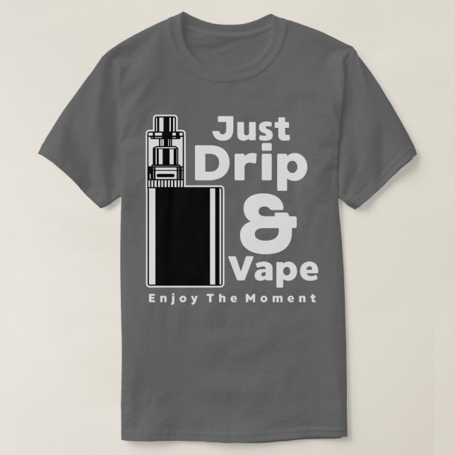 CAMISETA DRIP E VAPE (Frente do Design)