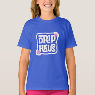 Camiseta Drip Haus – Logotipo Retro Divertido
