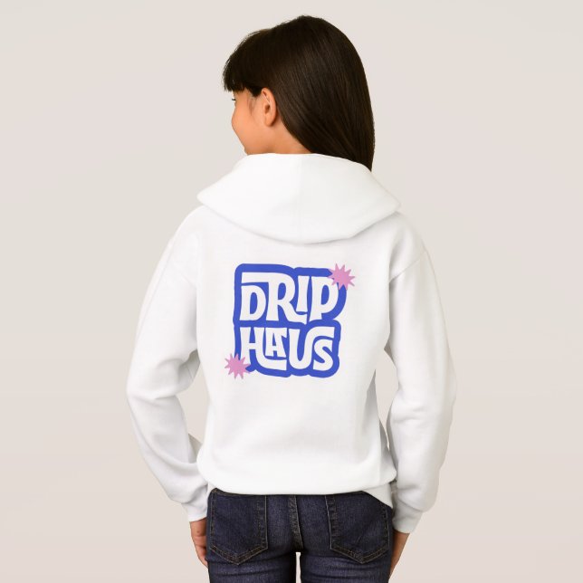Camiseta Drip Haus – Logotipo Retro Divertido (Parte Traseira Completa)