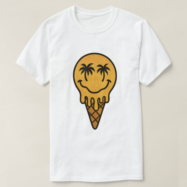 Camiseta Drip Smile | L.A. heatcore (Frente do Design)