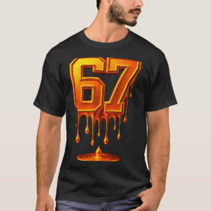 Camiseta Dripng Gold 67 Meme Respeite O Drip 67 Energia Áur