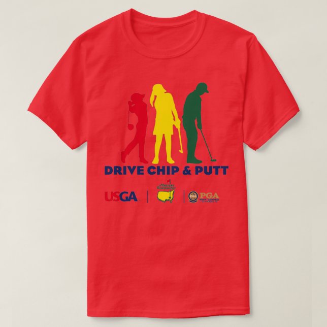 Camiseta Drive Chip and Putt (Frente do Design)