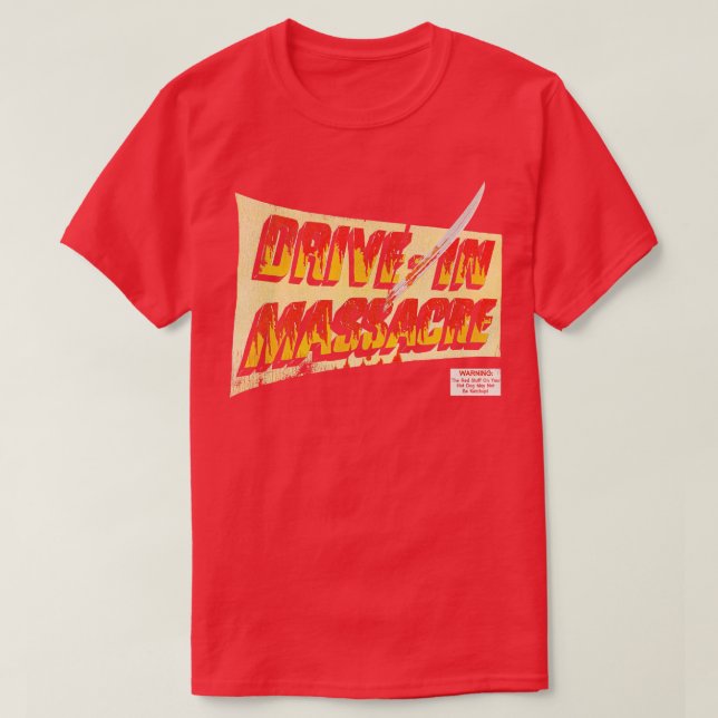 Camiseta Drive In Massacre De 1976 (Frente do Design)