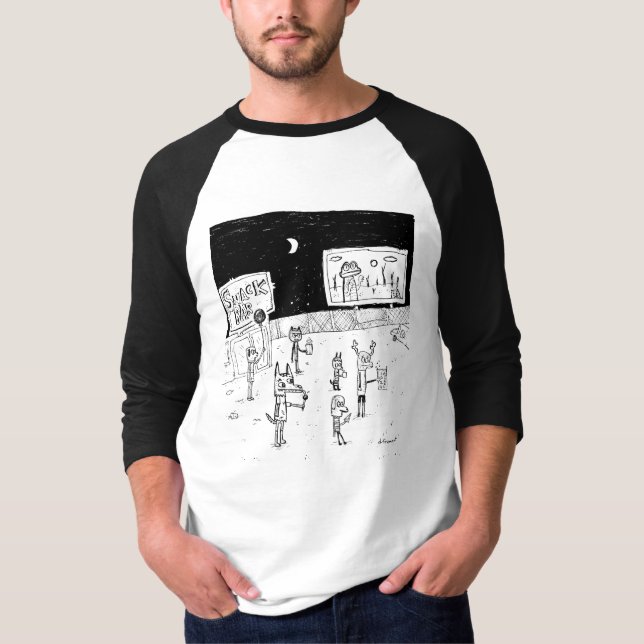 Camiseta Drive-In Movie Critters (Frente)