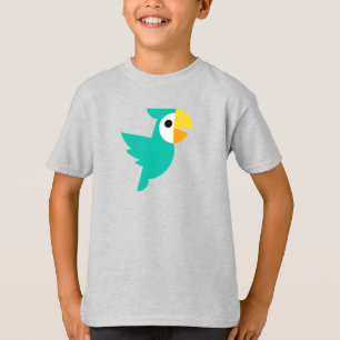 Camiseta Drivemode caçoa o Raglan do papagaio