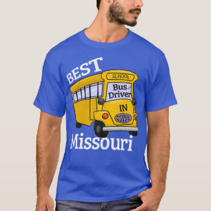 Camiseta Driver 2 do Best School Bus do Missouri