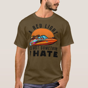 Camiseta Driver da boia de velocidade da correnteza do carr