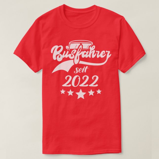 Camiseta Driver de barramento 2022 - Licença de drivers de  (Frente do Design)