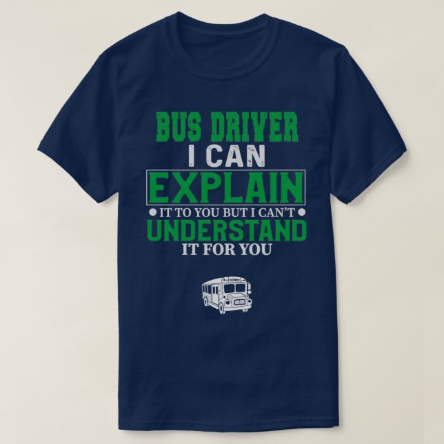 Camiseta Driver de barramento 30 (Frente do Design)
