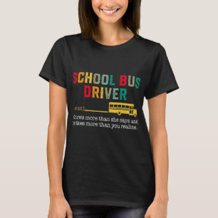 Camiseta Driver de Barramento da Escola Orgulhosa Definição