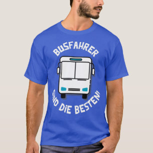Camiseta Driver de barramento de barramento Menx27s dizendo