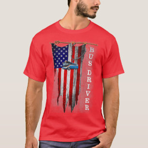 Camiseta Driver de Barramento de Sinalizador EUA