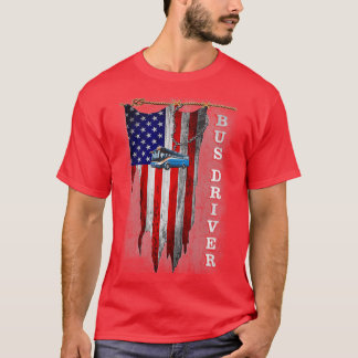 Camiseta Driver de Barramento de Sinalizador EUA