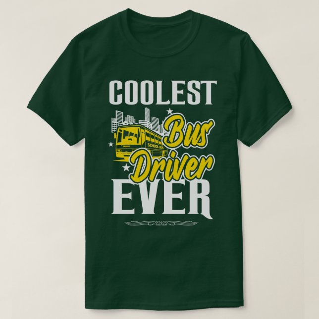 Camiseta Driver de Barramento Escolar Driver de Barramento  (Frente do Design)
