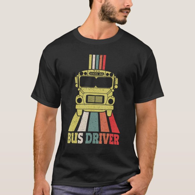 Camiseta Driver de Barramento Escolar Driver de Barramento  (Frente)