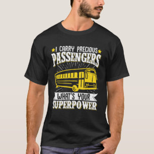 Camiseta Driver de barramento escolar Vintage I Carregar Pr