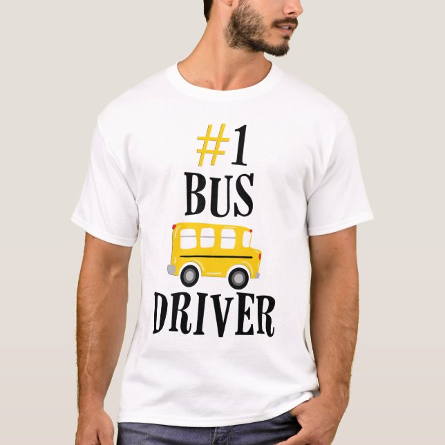 Camiseta Driver de barramento número um (Frente)