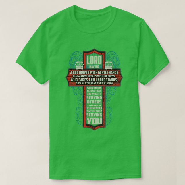 Camiseta Driver de barramento tipo (Frente do Design)