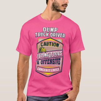 Camiseta Driver de caminhão de bombordo sarcástico 5
