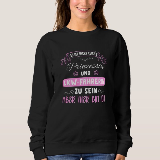Camiseta Driver de Caminhão para Mulheres (Frente)