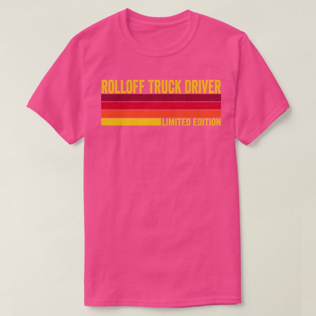 Camiseta Driver de Caminhão Rolloff (Frente do Design)