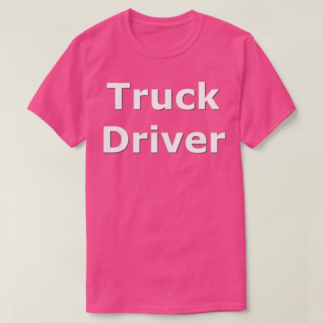 Camiseta Driver de caminhão SMandH 0143 (Frente do Design)