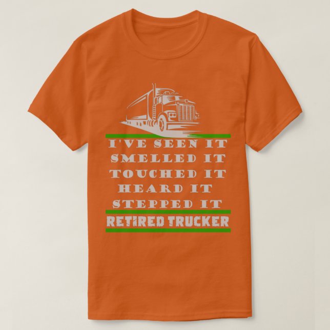 CAMISETA DRIVER DE CAMINHO RETIRADO (Frente do Design)
