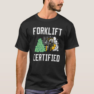 Camiseta Driver de empilhadeira certificado do Forklevantar