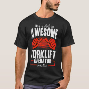 Camiseta Driver de empilhadeira do depósito