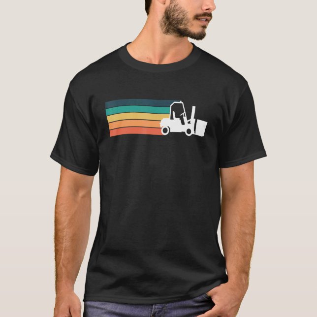 Camiseta Driver de empilhamento retroativo Vintage 1 (Frente)