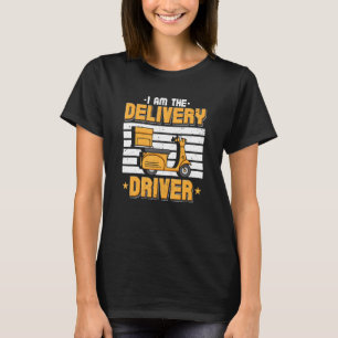 Camiseta Driver de entrega de comida Pizza de Patinete elét