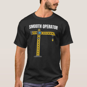 Camiseta Driver de guindaste amarelo e operador de guindast