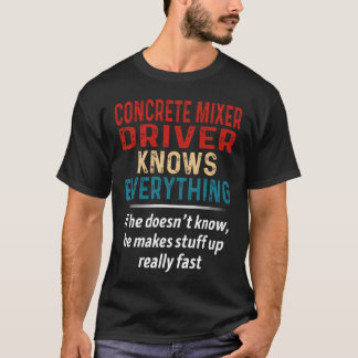 Camiseta Driver de Mixer Concreto Sabe Tudo