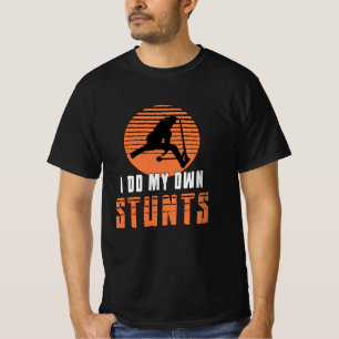 Camiseta Driver De patinete Eu Faço Minhas Próprias acrob