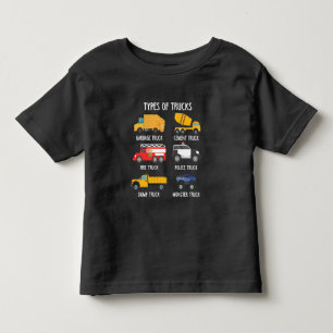 Camiseta Driver de Reciclagem de lixo para crianças de cam