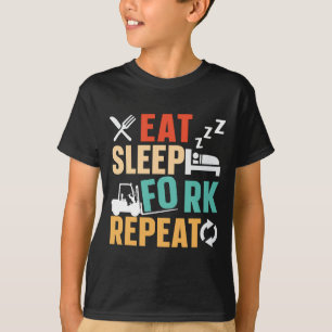 Camiseta Driver de repetição do garfo de repouso do operado