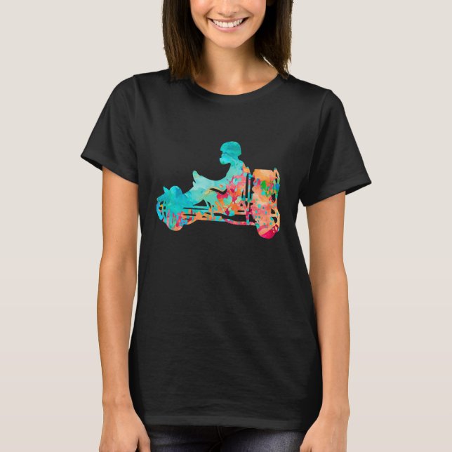 Camiseta Driver do Kart - Estilo PopArt (Frente)