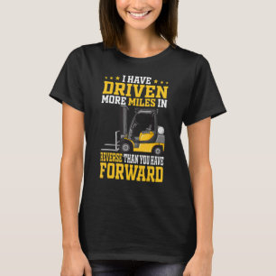 Camiseta Driver do Warehouse Forklevantador e Forklevantado